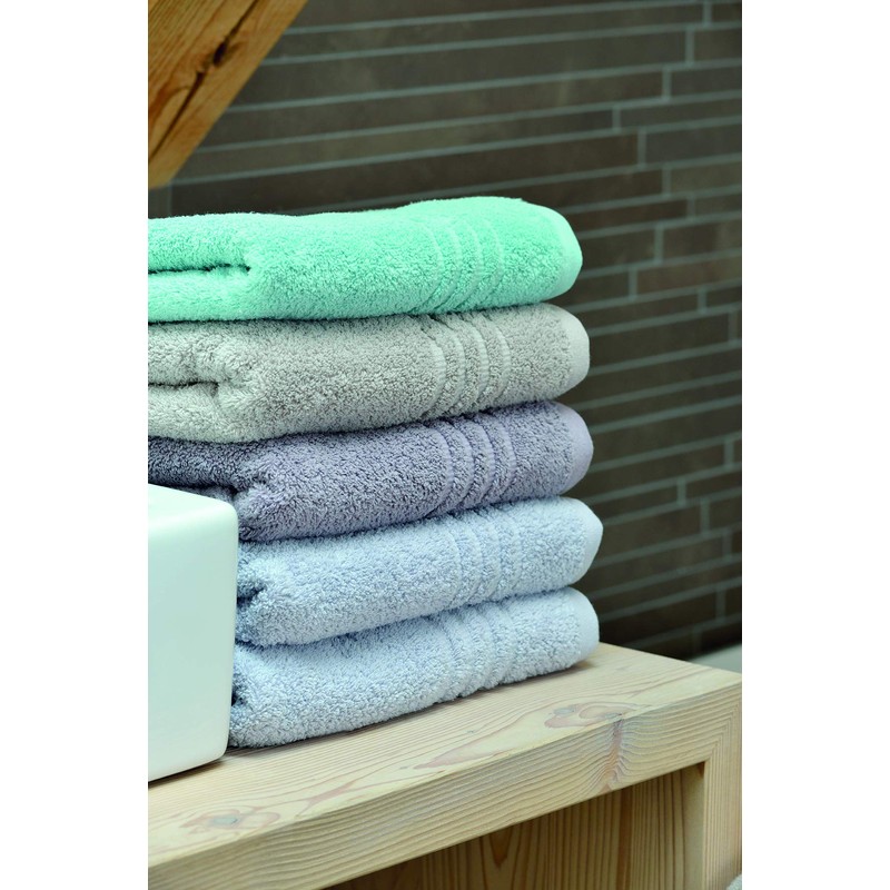 Kela Bathroom Wash Mitt, Cotton, Grey, 15 mm x 21