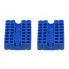 sourcing map 2pcs Screwdriver Bit Holder Organizer 64x45x16mm 32 Holes
