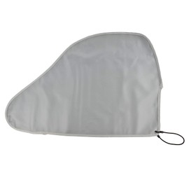 deiwo® Drawbar Cover XL Extra Strong PVC Faux Leather 58 x 88 cm Including Expander Grey