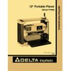 DELTA Shopmaster 12" Portable Planer Model TP300 Operator Parts Manual