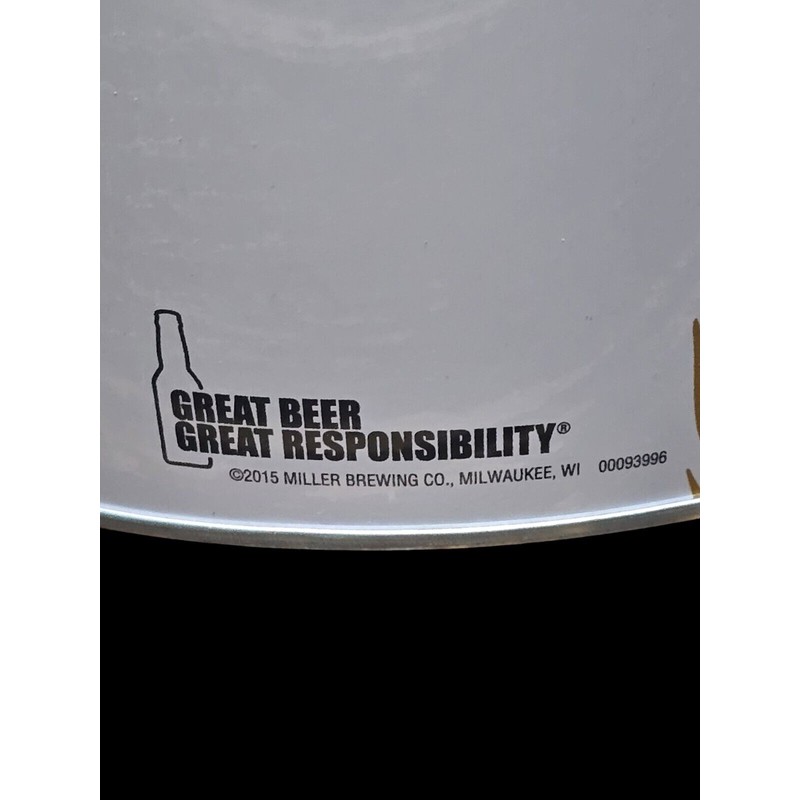 Miller Lite Brand Logo; 1.25 US Gallons "Beer Bucket" Galvanized