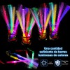Pack 25 Varitas de Fibra Óptica LED para Eventos y