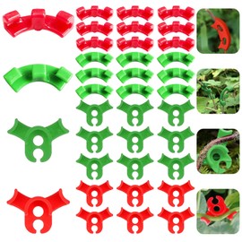 Pack of 120 Plant Benders, Plant Growth Bender Clips, Small and Large Plant Bender Clips, Low Stress Training Clips, 90 Degree Plant Bender, for Bending Rhizomes and Changing the Growth Direction