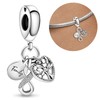 Purhole Dupes Moments Charm Pendant Silver 925 Bracelet Charms, Sterling