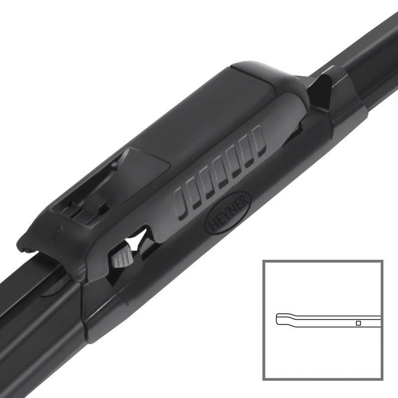 HEYNER® Windscreen Wiper Set Suitable for Renault Clio III BR0/1,