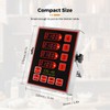 BEAMNOVA 4 Channel Digital Kitchen Timer Cooking Loud Alarm Stainless