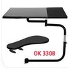 Ergonomic Laptop Keyboard Mouse Chair Stand Mount Holder Installed to