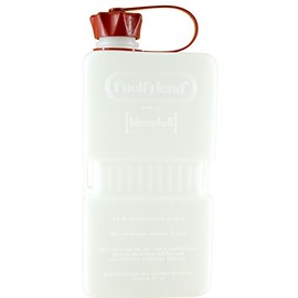 FuelFriend®-PLUS CLEAR 1.5 liters - small Petrol Can Mini Reserve Canister - perfect for motorcycles, cars and more