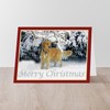 CafePress Golden Retriever Merry Christmas Greeting Cards (P Greeting Card