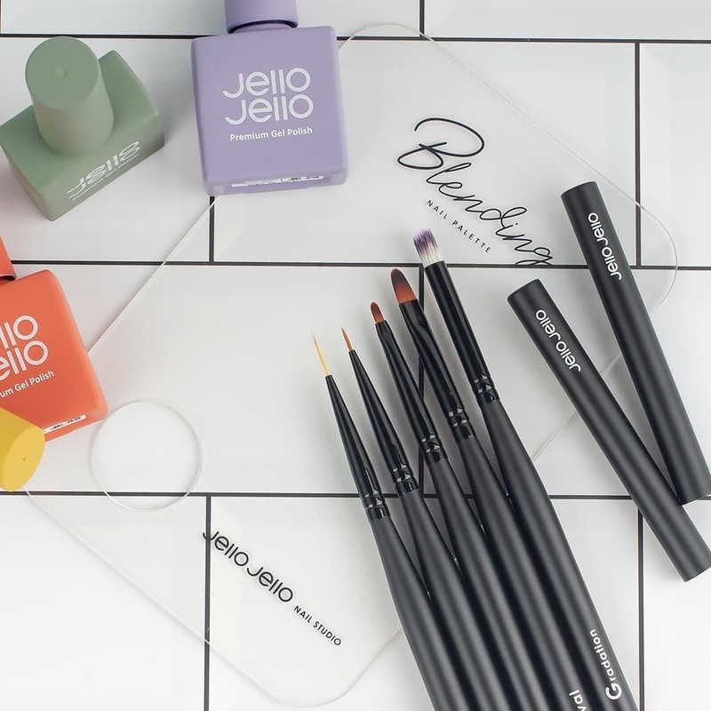 JelloJello flexible brush set of 5 / 젤로젤로 플렉서블 브러쉬