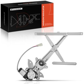 A-Premium Electric Power Window Regulator with Motor Compatible with Toyota 4Runner 1984-1989, Pickup 1984-1988, Front Right Passenger Side