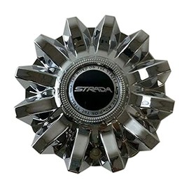 Strada Corona Wheels CS420-C1P SJ912-10 Chrome Wheel Center Cap