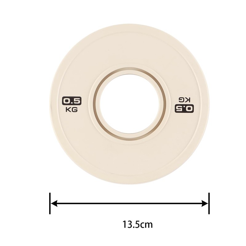 Enwye Mini Dumbbell Weight Plate 0.5kg For Strength Training Suitable