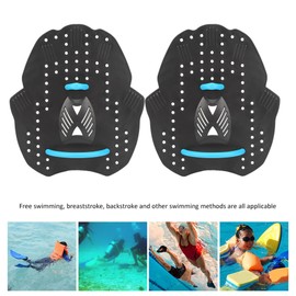 Swimming Paddles for Hands, Adult Swim Training Power Plus Paddles,Swim Training Hand Paddles with Adjustable Straps, Swim Paddles for Adult Children Unisex Professional Swimming Accessories(1 Pair)