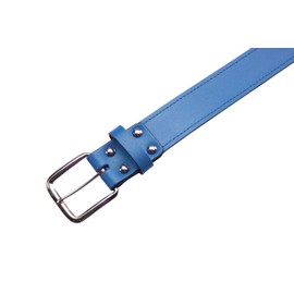 Athletic Specialties Leather Baseball Belt 1-1/2" - Royal - X-Large (37-42")