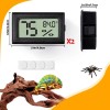 BSRESIN 2PCS Reptile Thermometer Hygrometer for