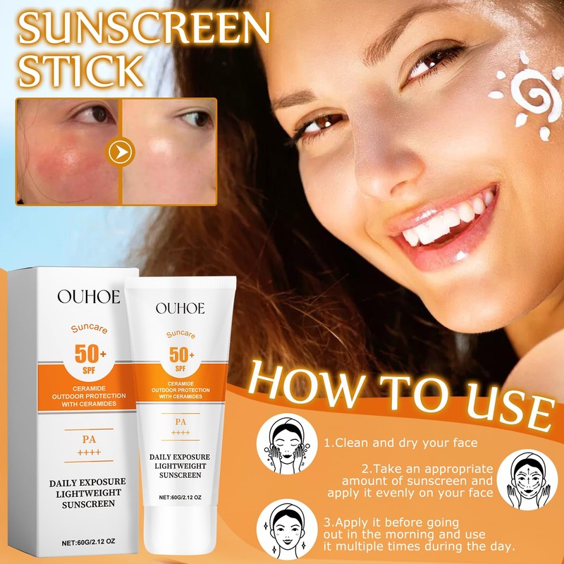 Sun Cream SPF 50, 60 g Sunscreen SPF 50 with