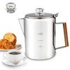 APOXCON Coffee Percolator Camping Coffee Pot Stainless Steel Coffee Maker