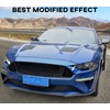 KEWISAUTO Front Upper Grille Inserts for Ford Mustang GT 2018-2023,