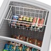 SANNO Chest Freezer Basket,Large Wire Baskets Freezer Organizer Bins, Sturdy
