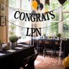 Congrats LPN Banner, Nurse Graduation Decorations, Nursing School Survivor, 2025
