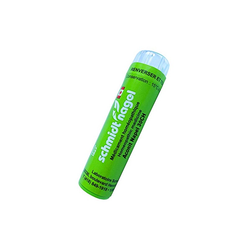 Aconit Napel (Aconite Napellus) 30CH Schmidt-Nagel Canada (Homeodel), 90 pellets/granules