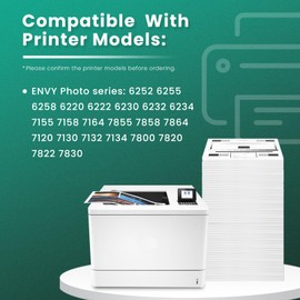 GREENBOX Remanufactured High-Yield 64 Ink Cartridge Replacement for HP 64XL for HP Envy Photo 7155 7855 6255 7120 6252 6220 6230 6258 7158 7130 7132 7164 7858 7800 6222 Printer (1 Black 1 Tri-Color)