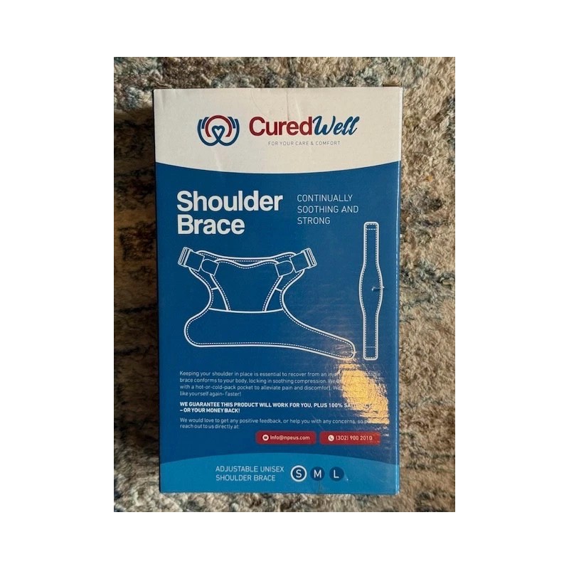 Shoulder Compression Sleeve Brace Rotator Cuff Relief Left Right Support