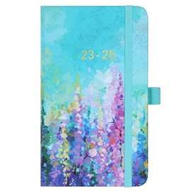 2023-2025 Pocket Planner/Calendar - Monthly Pocket Planner/Calendar with 63 Notes Pages, January 2023 - December 2025, 3.8" x 6.3", 3 Year Monthly Planner with Inner Pocket and Pen Hold - Painting Oil