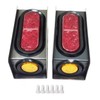 LIBRA 2 Steel Trailer Light Boxes with 6" LED Oval