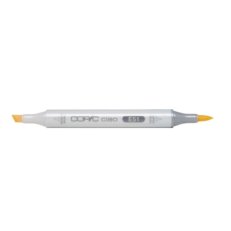 Copic Markers E51 Ciao with Replaceable Nib, Milky White