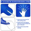 40 Inch Dark Blue Foil Number Balloons, Large 9 Number
