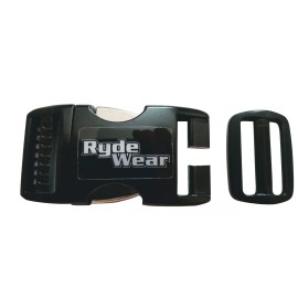 RydeWear motorcycle aluminum Black strong helmet quick release chin strap buckle mx atv