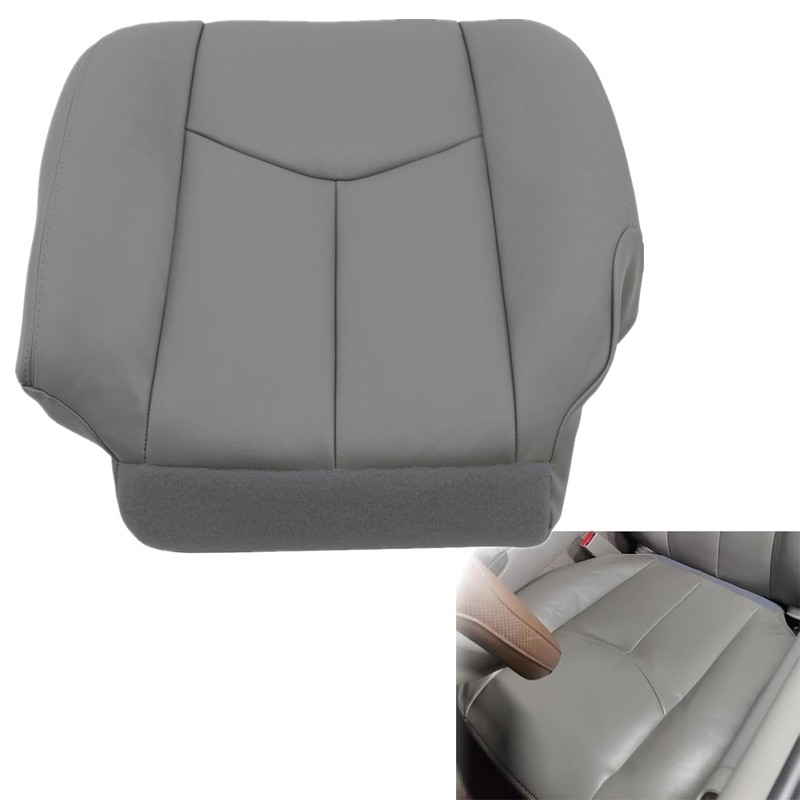 NLQR Front Driver Bottom Replacement Seat Cover Pewter Gray 922