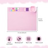 MEKOTRIN Silicone Painting Mat, 20"X16" Art Mat with Cup and
