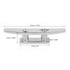 2PCs Open Base Boat Cleat 4in Universal Fit for Watercraft