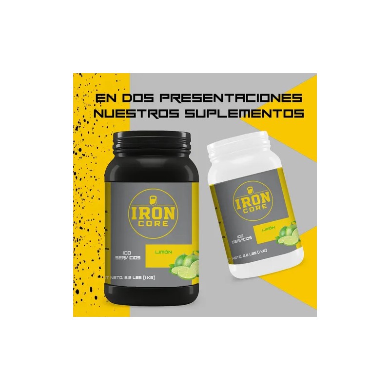 Aminoácidos Bcaas Iron Core 1kg De 100servs En Polvo