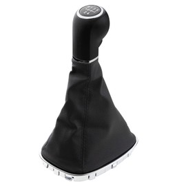 KASturbo 5-Speed Gear Knob Compatible with Opel Corsa D 2006-2014 009140093 19276456 Black