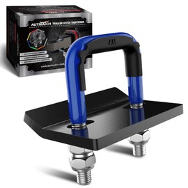 AUTMATCH Hitch Tightener Anti-Rattle Clamp, Heavy Duty Hitch Stabilizer for 1.25 and 2 inch Trailer Hitches, Rubber Isolator and Anti-Rust Double Coating Protective, Blue & Black