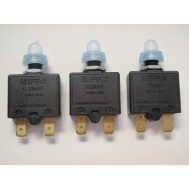 RNR CIRCUIT BREAKERS DC MARINE PUSH TO RESET 13171 30 AMP ETA 3 PAC C1221/24 CLEAR
