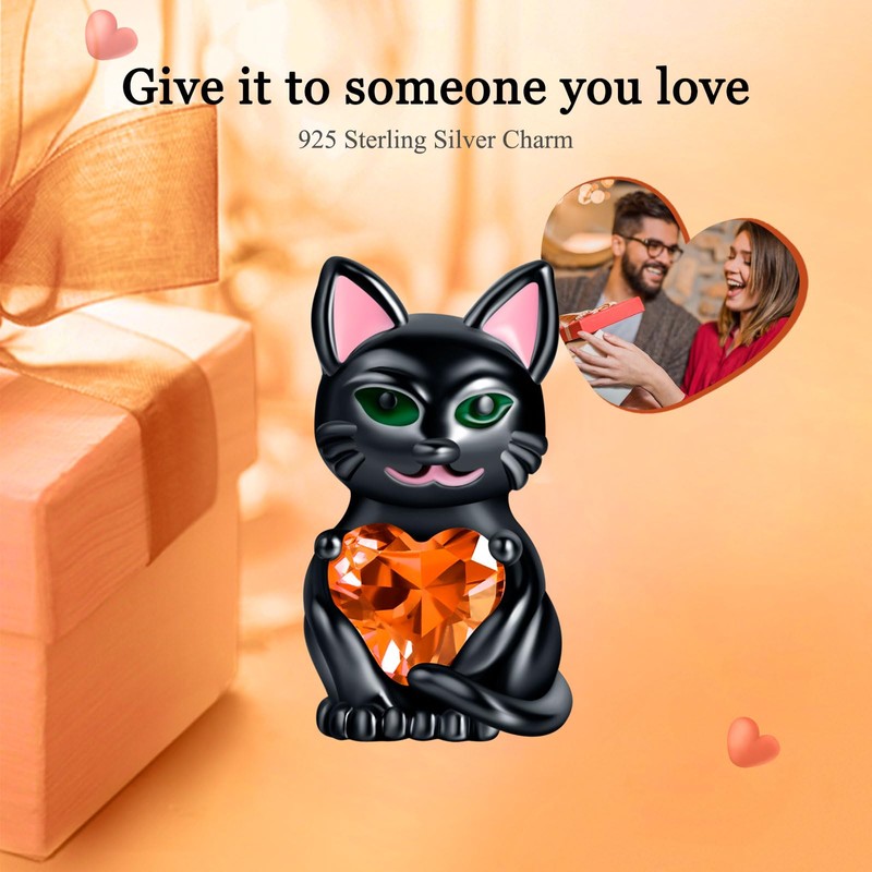 Rimgoris 925 Sterling Silver Charms for Women Bracelets Necklace Green