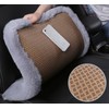 YUNZLAN Fluffy Imitation Rabbit Fur car Front or Rear seat