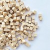 MUXGOA 500 Pcs Unfinished Wood Cubes,1 cm Wooden Blocks for