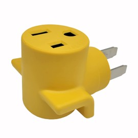 Parkworld 62848 Welder Adapter NEMA 14-50P to 6-50R One Piece Compact Adapter Output 50amp 250Volt