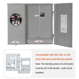 Haoguo Generator Standby Power Mechanical Interlock, Compatible with Siemens ECSBPK03 Generator, SPSS Corrosion-resistant Material