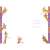 Great Granddaughter 7th Birthday Card Age 7 Giraffes 9" x