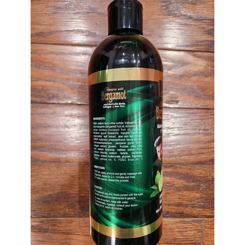 Bergamot NEW SHAMPOO WITH BERGAMOT WITH BIOTIN, COLLAGEN & ALOE