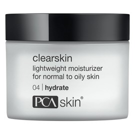 PCA SKIN Clearskin Lightweight Face Moisturizer for Oily Skin, Daily Hydrating Facial Moisturizer for Oily, Acne-Prone, and Sensitive Skin, Quick Absorbing, Reduces Discolorations, 1.7 oz Jar | PCA SKIN