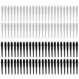 DHWEKU Pack of 100 Dart Tips, Plastic, Premium Soft Dart Tips, Thread Dart Tips, Soft Darts, Replacement Tips