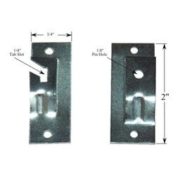 Shade Doctor of Maine 1 Pair Roller Window Shade Adjustable Inside Mount Brackets from